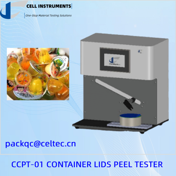 Measure the Seal Strength of Peel Lids for Jelly Cups