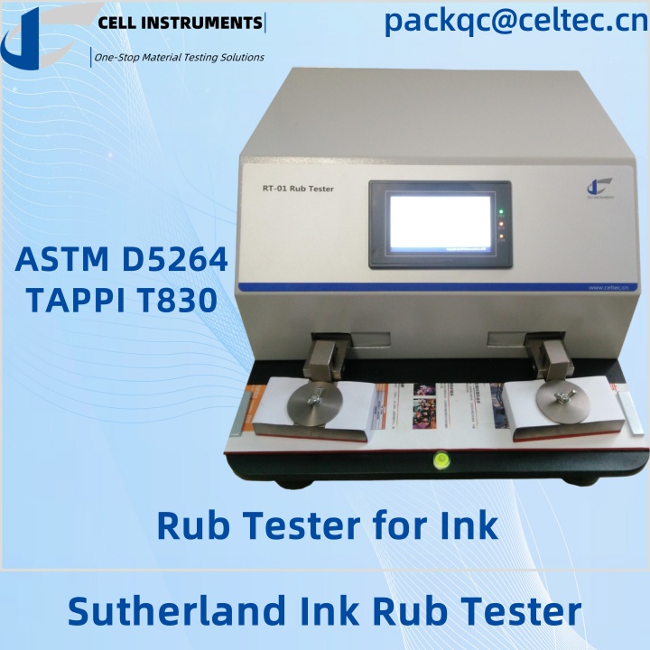 sutherland ink rub tester rub tester for ink ASTM D5264 TAPPI T830