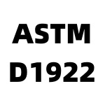 ASTM D1922