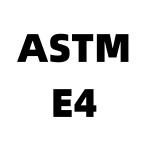 ASTM E4