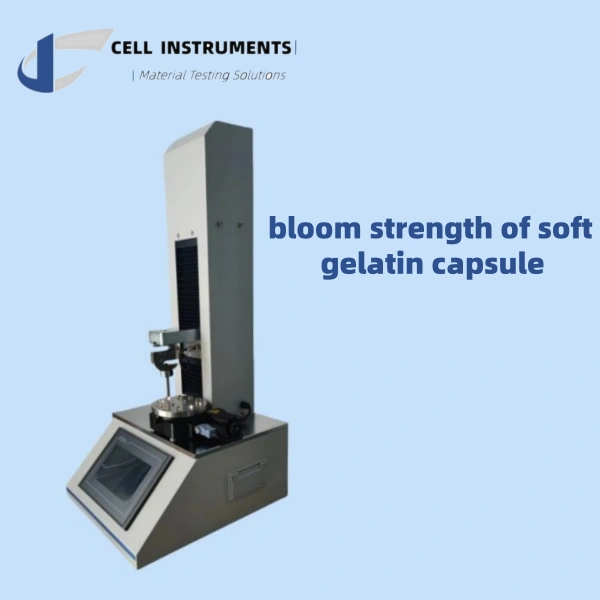 bloom strength of soft gelatin capsule