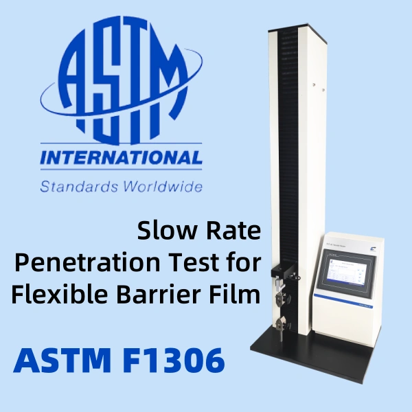 ASTM F1306 film penetration resistance test