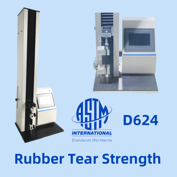 ASTM D624 Scheurvastheidstest Standaard voor rubbertesten