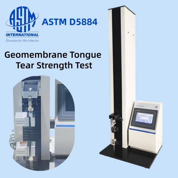 ASTM D5884 Geomembrane Tongue Tear Strength