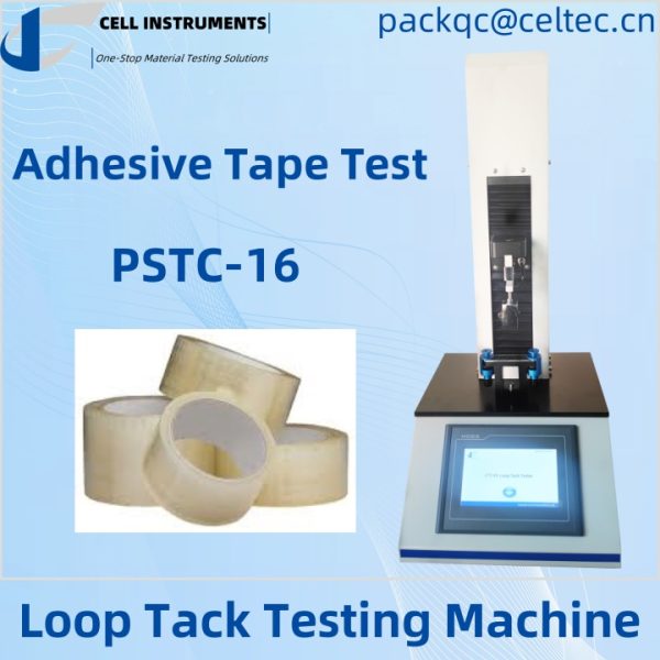3 Loop Tack Testing Machine, PSTC-16 Adhesive Tape Test 3 Loop Tack Testing Machine, PSTC-16 Adhesive Tape Test