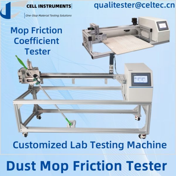 6 Dust Mop Friction Test, Mop Friction Coefficient Tester 6 Dust Mop Friction Test, Mop Friction Coefficient Tester