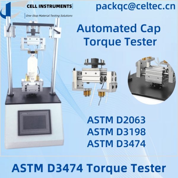 ASTM D3474 Tester navora ASTM D2063 Avtomatski tester navora s pokrovčkom ASTM D3198