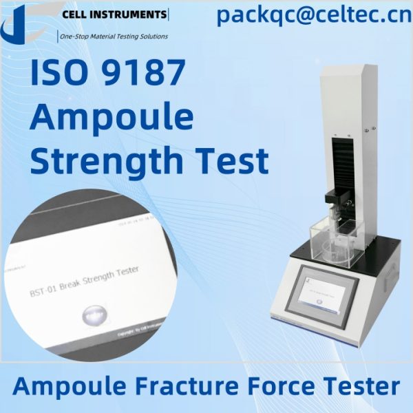 ampulla törési erő teszter iso 9187 ampulla szilárdsági teszt ISO 9187-1