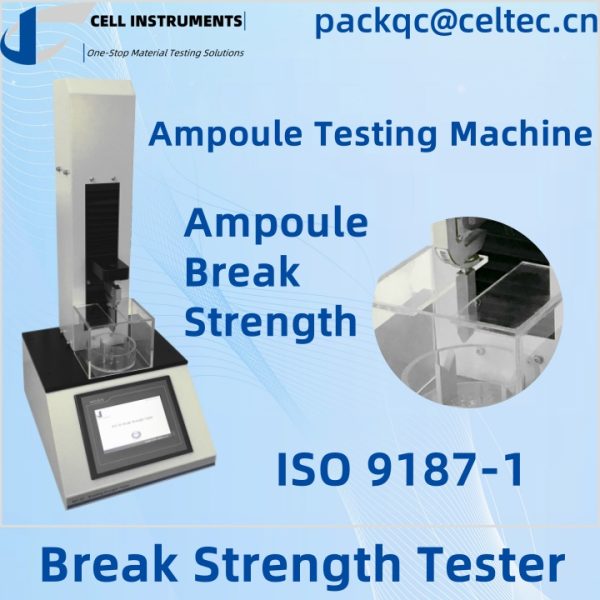 kırılma mukavemeti test cihazı ampul test makinesi ISO 9187-1